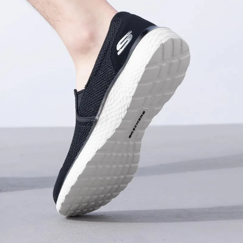 Мужские кроссовки Skechers. Новая летняя модная дышащая повседневная обувь. Легкая