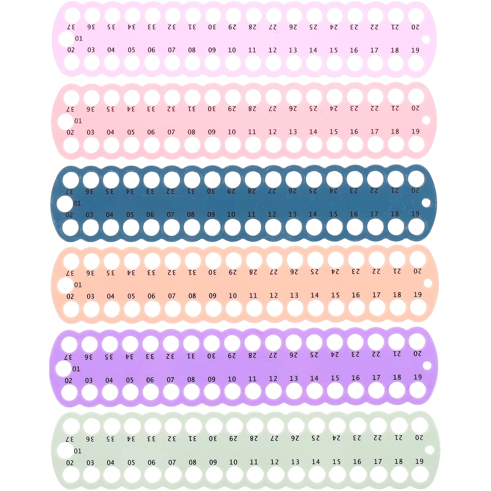 

6 Pcs Embroidery Thread Bobbins Embroidery Thread Holder Embroidery Floss Holder Cross Thread Organizer Household Tools