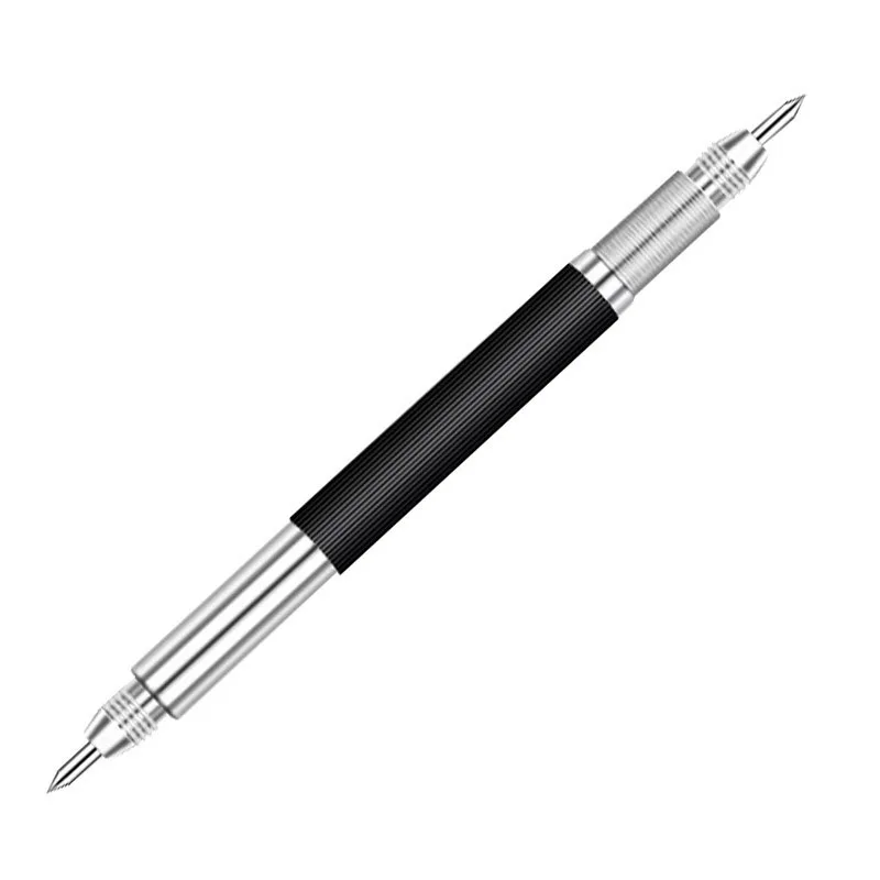 

1PC Alloy Tungsten Steel Tip Single/Double Head Sharp Scriber Pen Ceramics Glass Shell Metal Construction Marking Tools