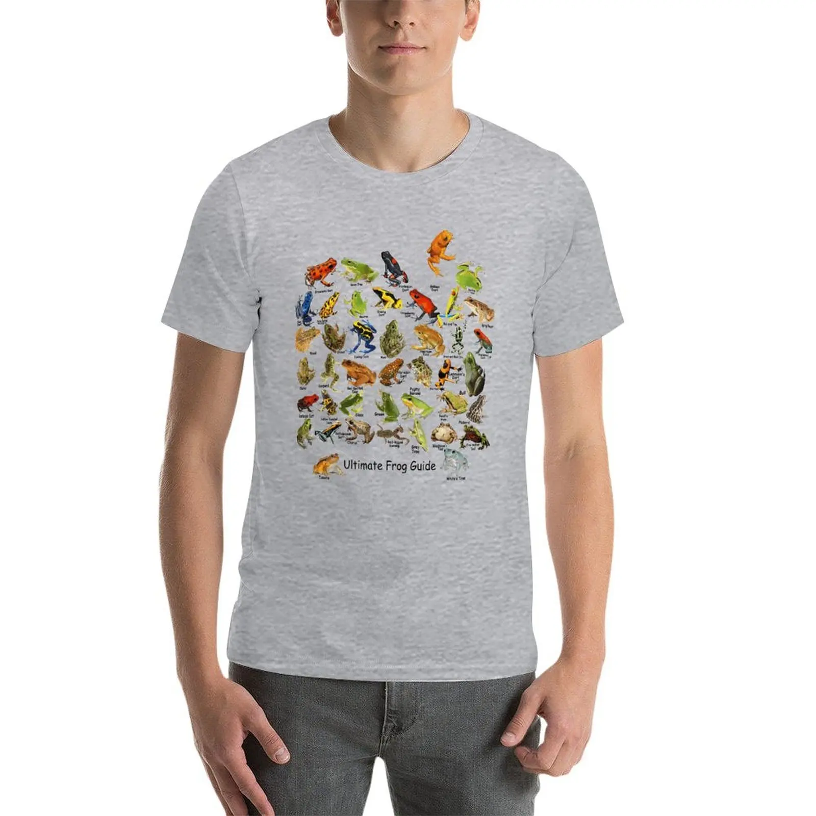 

Ultimate Frog & Toad Guide Oversize T Shirts Printed Men Clothes Short Sleeve Streetwear Large Size Tops Tee