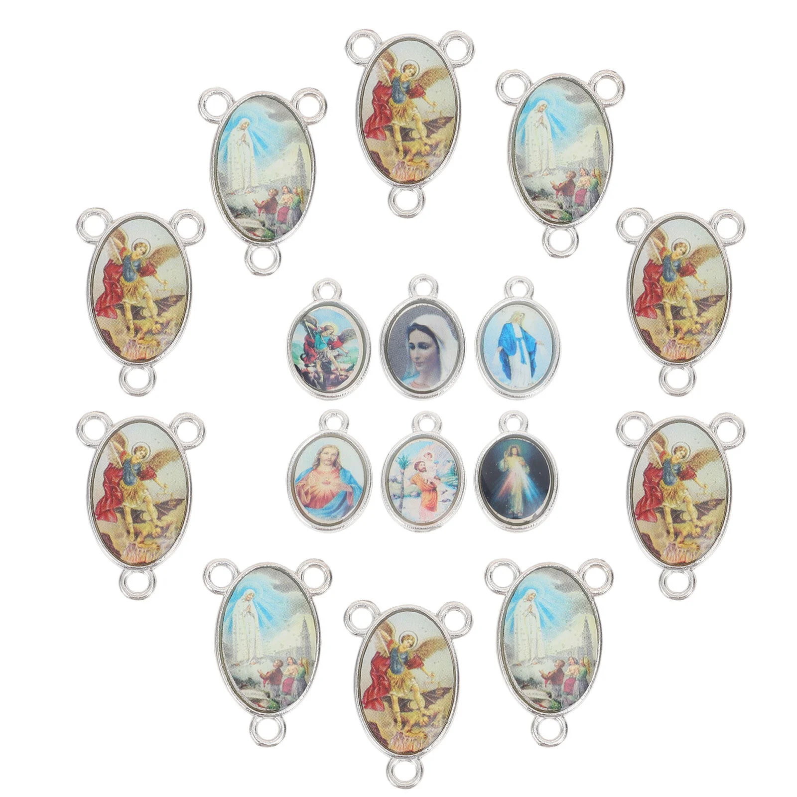 

40 Pcs Spacer Beads Jewelry Pendants Charm Hand DIY Making Mexican Accessories Charms Material