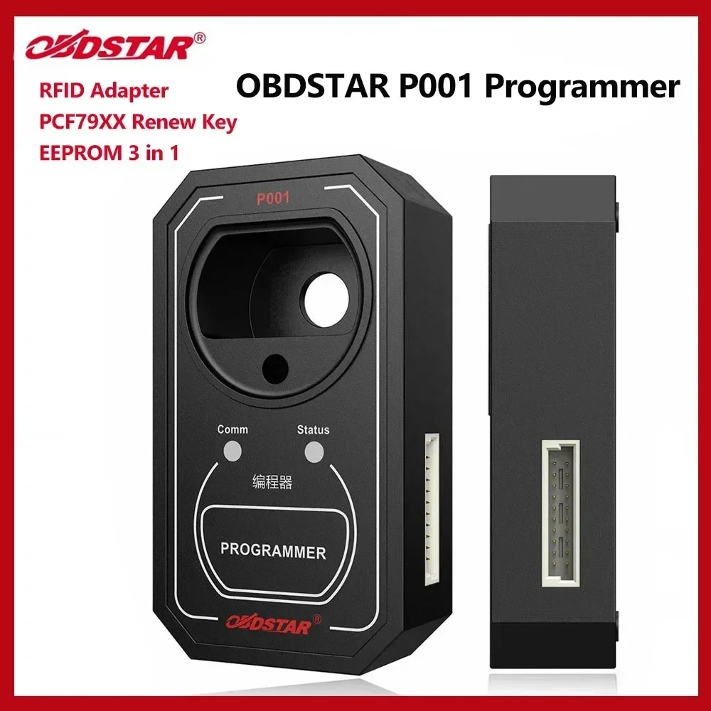 

Программатор OBDSTAR P001 RFID & Renew Key & EEPROM Функции 3 в 1 Работает с X300 DP / MS80 / Key Master DP В местах RFID Ad