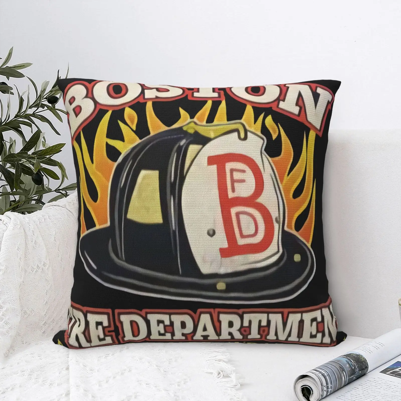 

Пожарная станция Boston Ghost, 1-я подушка, чехол, украшение для дома, гостиной, украшение для дома, летняя роскошная кровать