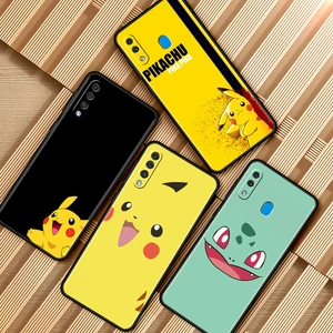 SmartPhone Case For Samsung Galaxy A50 A51 A52 A71 A12 A30 M31 M30s M52 A10 A22 A40 A20s Lens Protect Cover Cute Pokemon