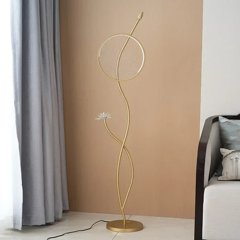 Напольная Лампа дзен для гостиной в китайском стиле спальни Кабинета чайной