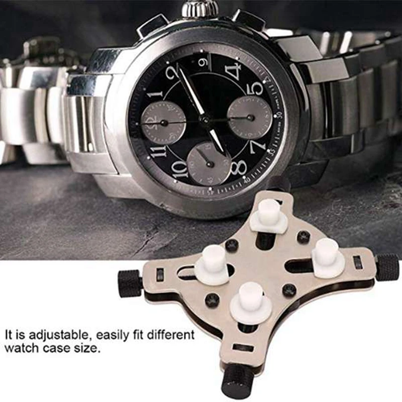 Adjustable Bottle Opener Back Watch Sheath Tool And Stand Tool, Metal And Plastic