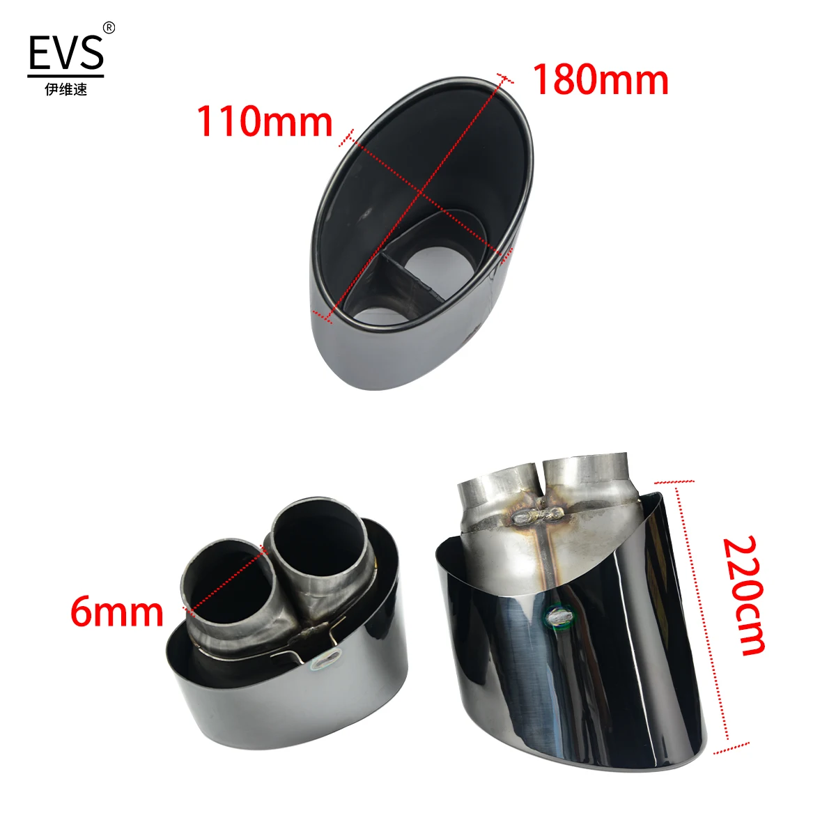 Наконечник выхлопной трубы автомобиля для Audi RS3 RS4 RS5 RS6 rs7 Автомобильные