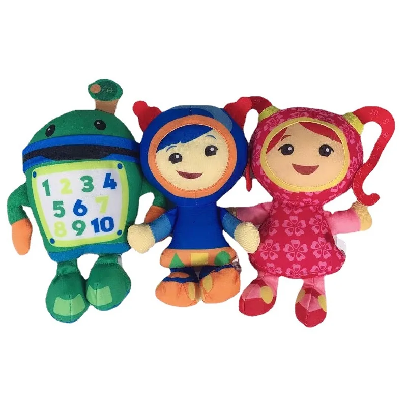 Команда Umizoomi плюшевая игрушка Bot MILLI Geo Мягкая кукла для детей развивающая мягкая