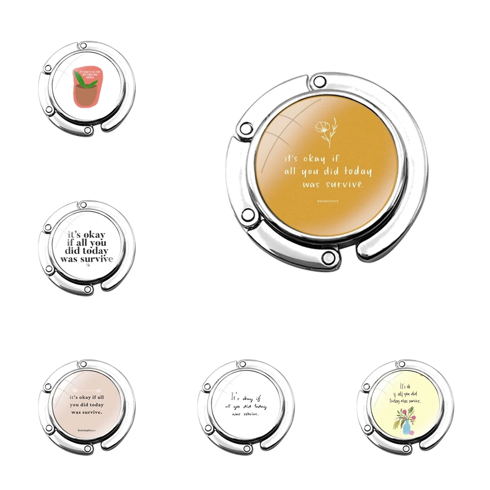 Все что вы сделали сегодня это выживать складной крючок для женского стола сумка