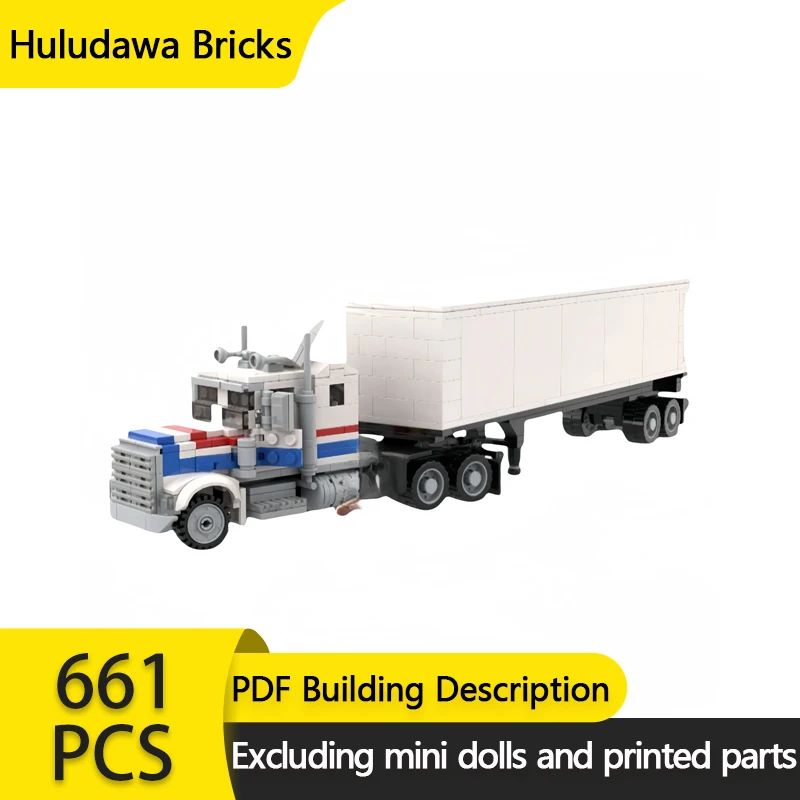 Модель городского автомобиля MOC строительные блоки Риг для шоссе Инженерная