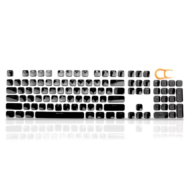 

104 Key Crystal mechanical keyboard key caps For Cherry MX style Including key-puller English US keycaps
