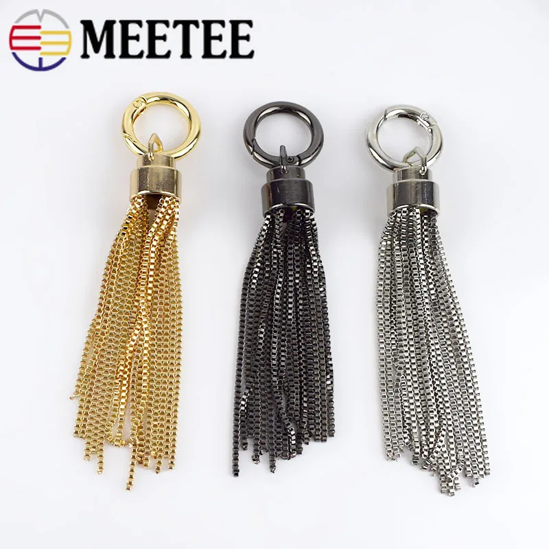 

2 шт. металлическая сумка Meetee, Весенняя сумка с круглым кольцом и пряжками, сумочка, ювелирный декор, подвеска, застежка на крючок, аксессуары...