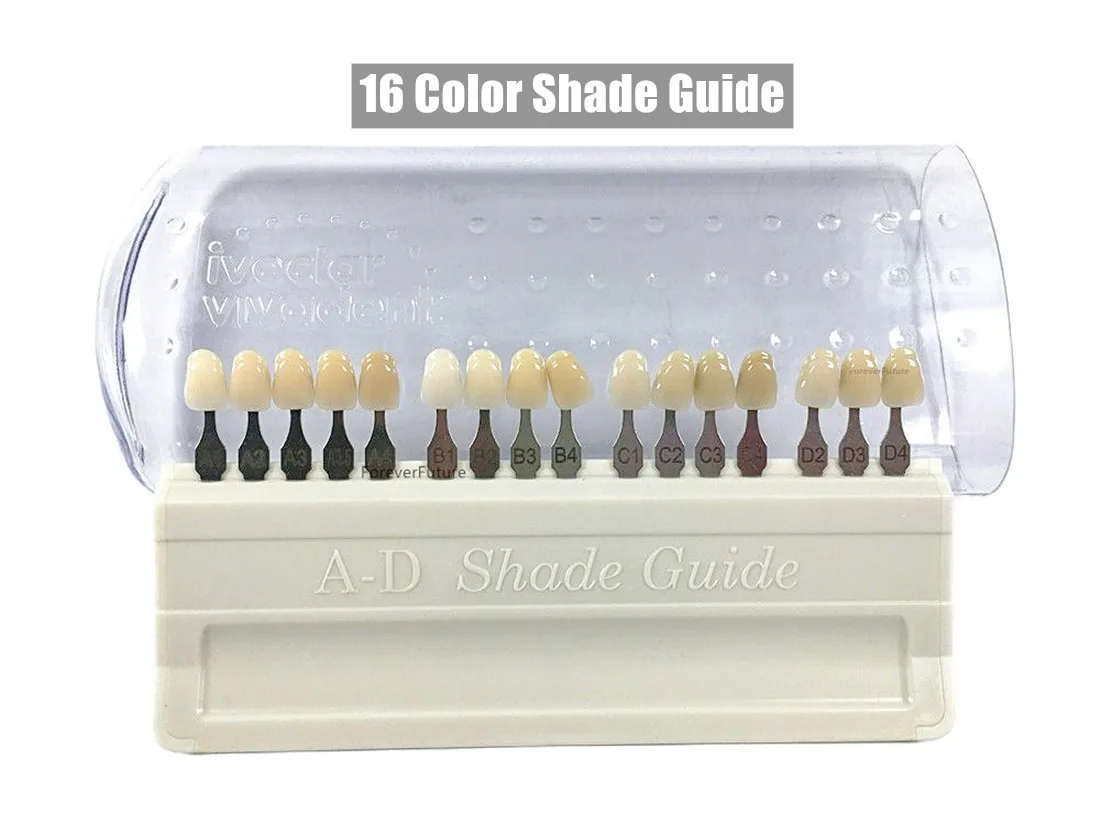 

Ivoclar Vivadent 3D Tooth Chart Dental Teeth Whitening Shade Guide 16-Colors
