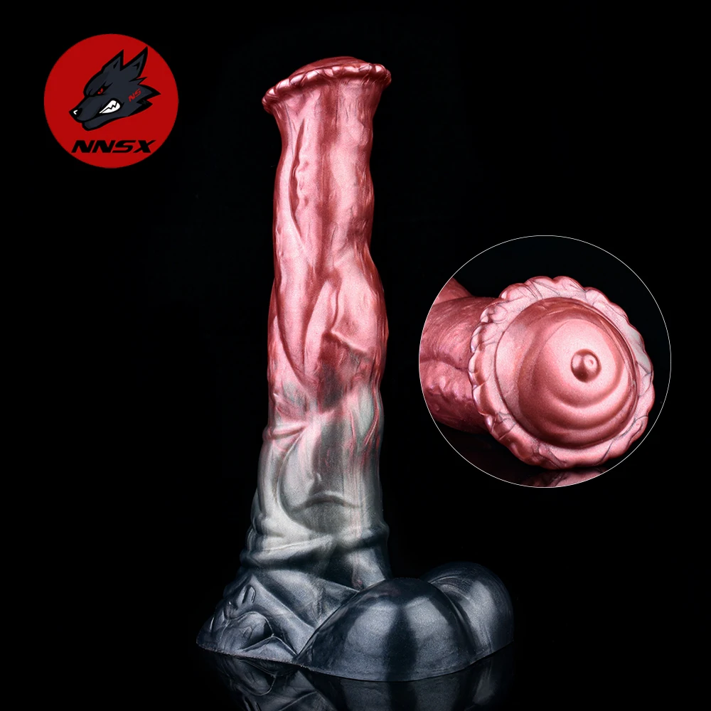 Реалистичный конский фаллоимитатор NNSX с присоской