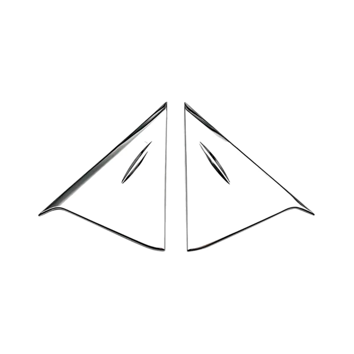 

For Toyota Yaris Cross 2020 2021 Car Chrome ABS Exterior Side Rear Window Spoiler e Cover Trim