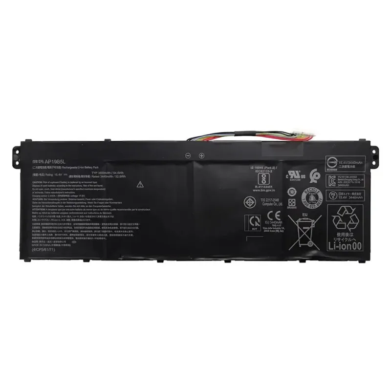 Совершенно новая замена аккумулятора AP19B5L 2025 для ACER Aspire 5 A515-43 A515-43G A515-52 A515-52G