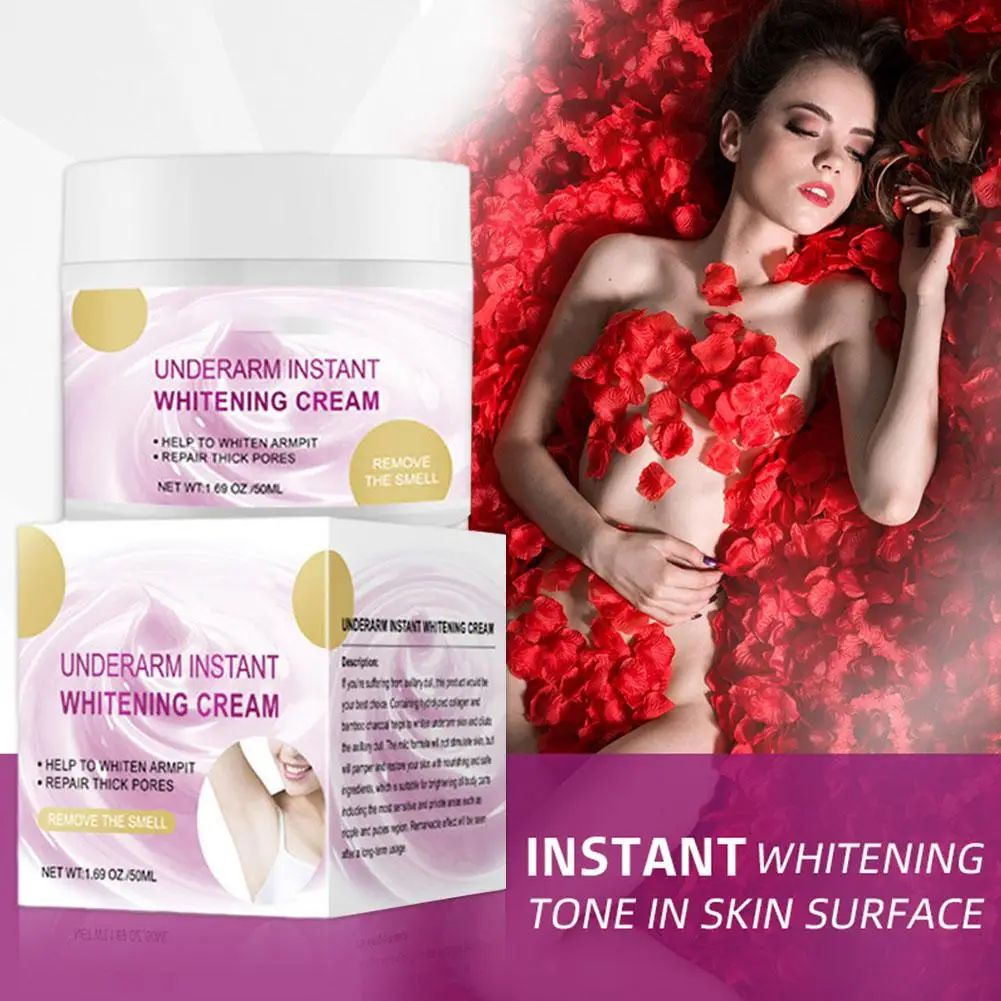 

Body Whitening Cream Underarm Armpit Knee Dark Spot Cream For Private Parts Skin Care Remove Beauty Health 50ml O9F8