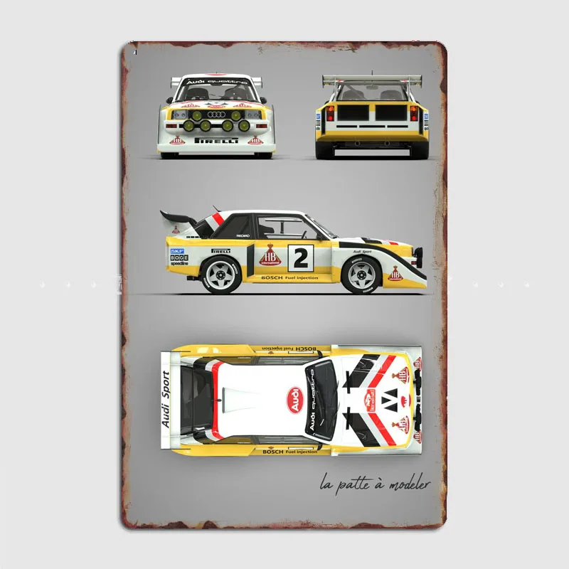 

Металлическая табличка Quattro S1