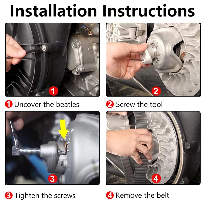 Инструмент для снятия ремня Can-Am Defender HD10 Maverick X3 вторичный ремень сцепления