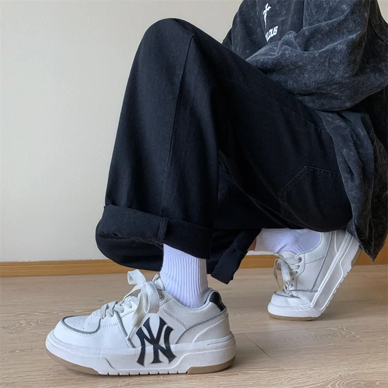Summer Thin Jeans Men Fashion Casual Oversized Wide Leg Jeans Men Streetwear Hip-hop Loose Straight Denim Pants Mens Trousers