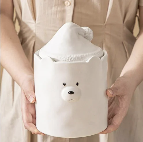 Среднего размера ПЭТ кремационная урна большая для керамической герметичной