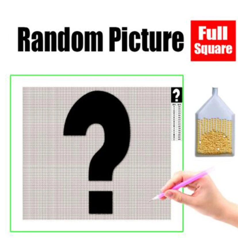 

My Mystery Luck Box Diamond Painting Embroidery Styles Full Square Drill Photo Custom Mosaic Home Room Wall Decor Surprised Gift