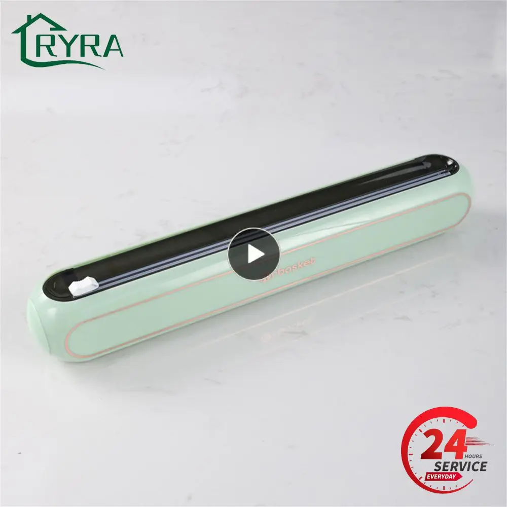 

Slide Cutter Neatly Cut Tin Foil Divider Plastic Wrap Cutter Kitchenware Adsorption Cutting Box Non-trace Adsorption Pet+abs+pp