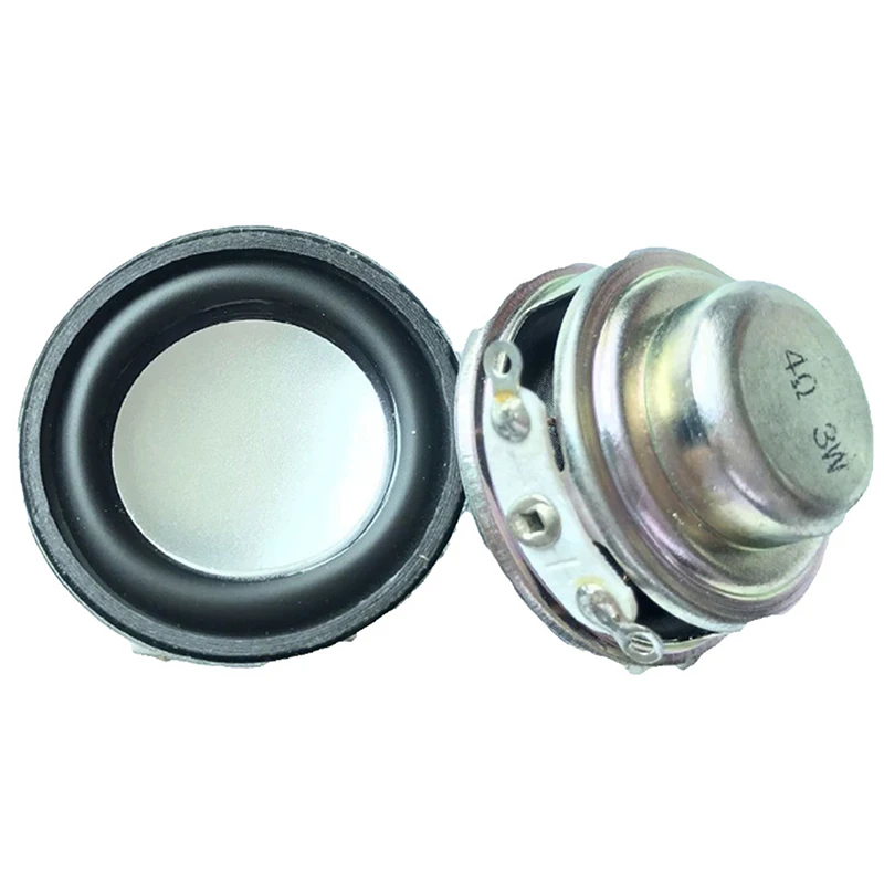 

2 шт., портативный мини-динамик, 1 дюйм, 4 Ом, 3 Вт, 31 мм