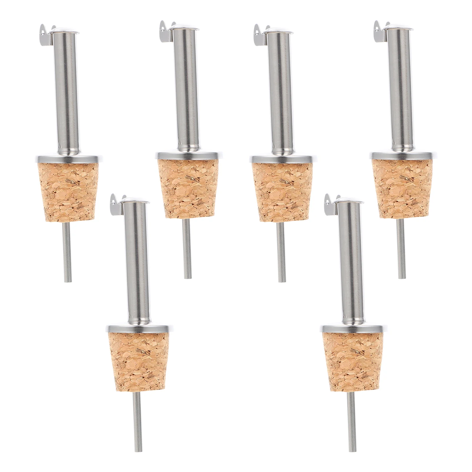 

6Pcs Pourers Bottle Stopper Porer Pour Spout Oil Spout Preserver Red Pourer