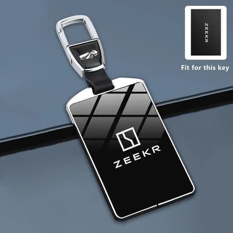 

Для ZEEKR 7X MIX 001 001FR 007 X 009 Чехол для автомобильного ключа из цинкового сплава, чехол для дистанционного управления, брелок, кольцо, держатель, аксессуары для брелока