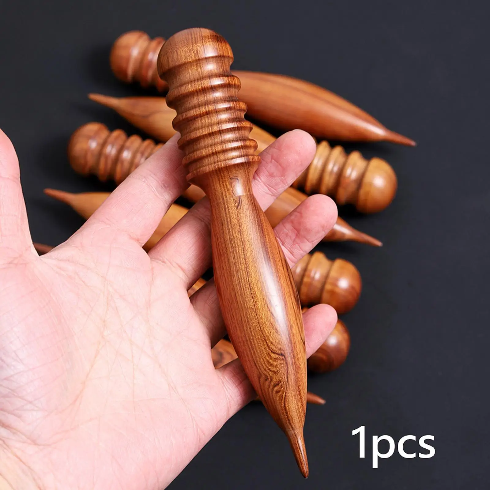 Инструмент для полировки кромок кожи деревянный инструмент прочный ручной