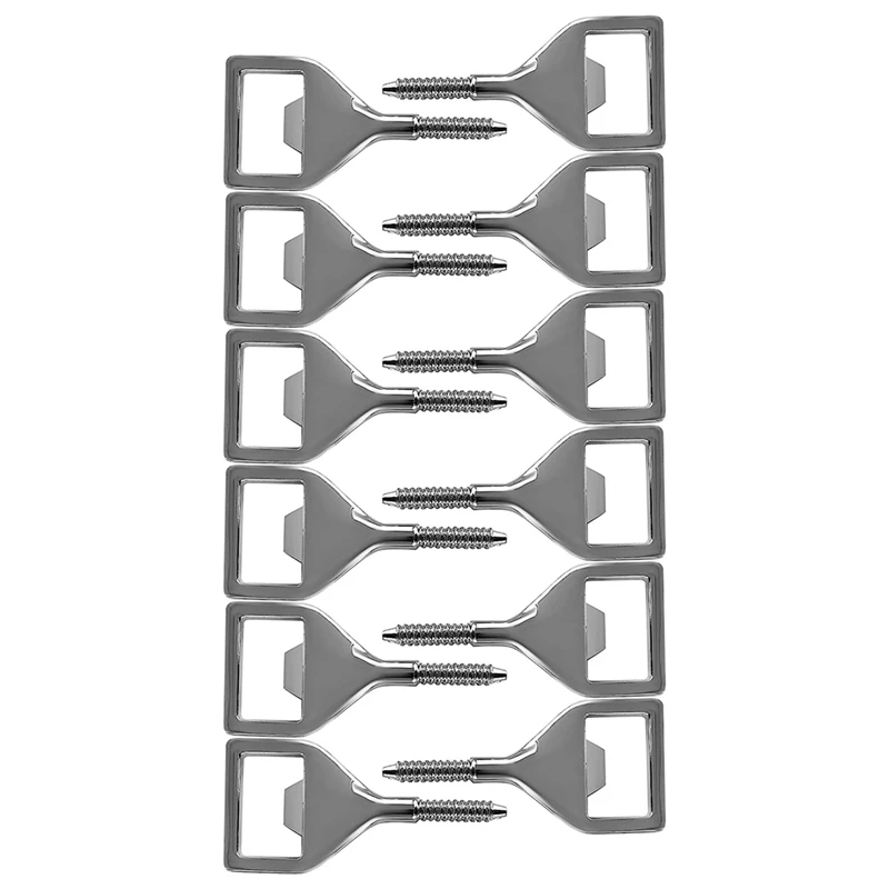 

Металлическая открывалка для бутылок, пустая плоская открывалка для бутылок из нержавеющей стали, вставки, аксессуары, Резьбовая открывалка для пива, детали для Детской бутылки
