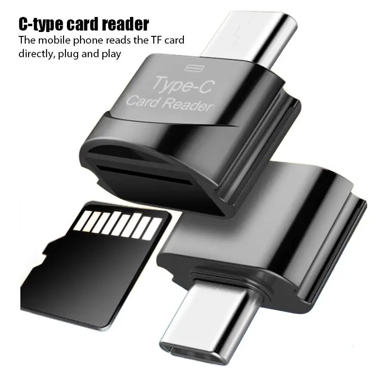 

USB 3.1 High Speed OTG Type-C Card Reader USB-C TF Micro SD Adapter TF Micro-SD Otg Phone Adapters micro sd card reader mini