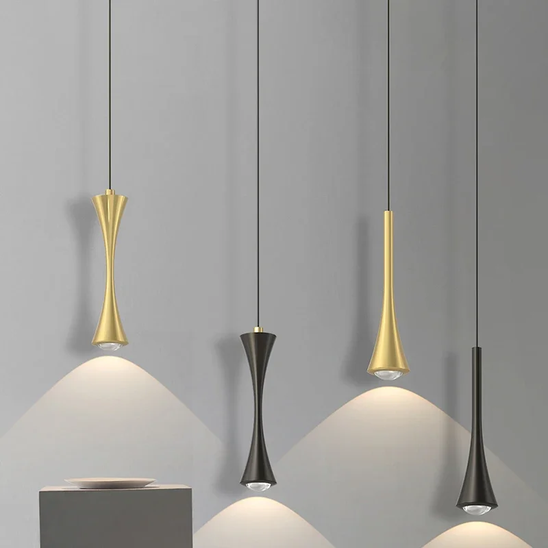 FKL Современная скандинавская медная маленькая люстра роскошная гостиная