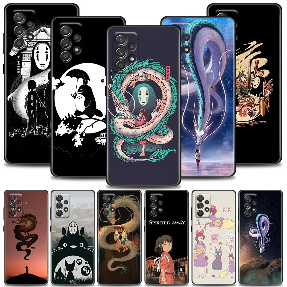 

Funda Case for Samsung A73 A53 A33 A23 A52 A72 A22 A32 A42 A71 A51 A91 A41 A31 A21S 4G 5G Case Coque Anime Spirited Away Totoro