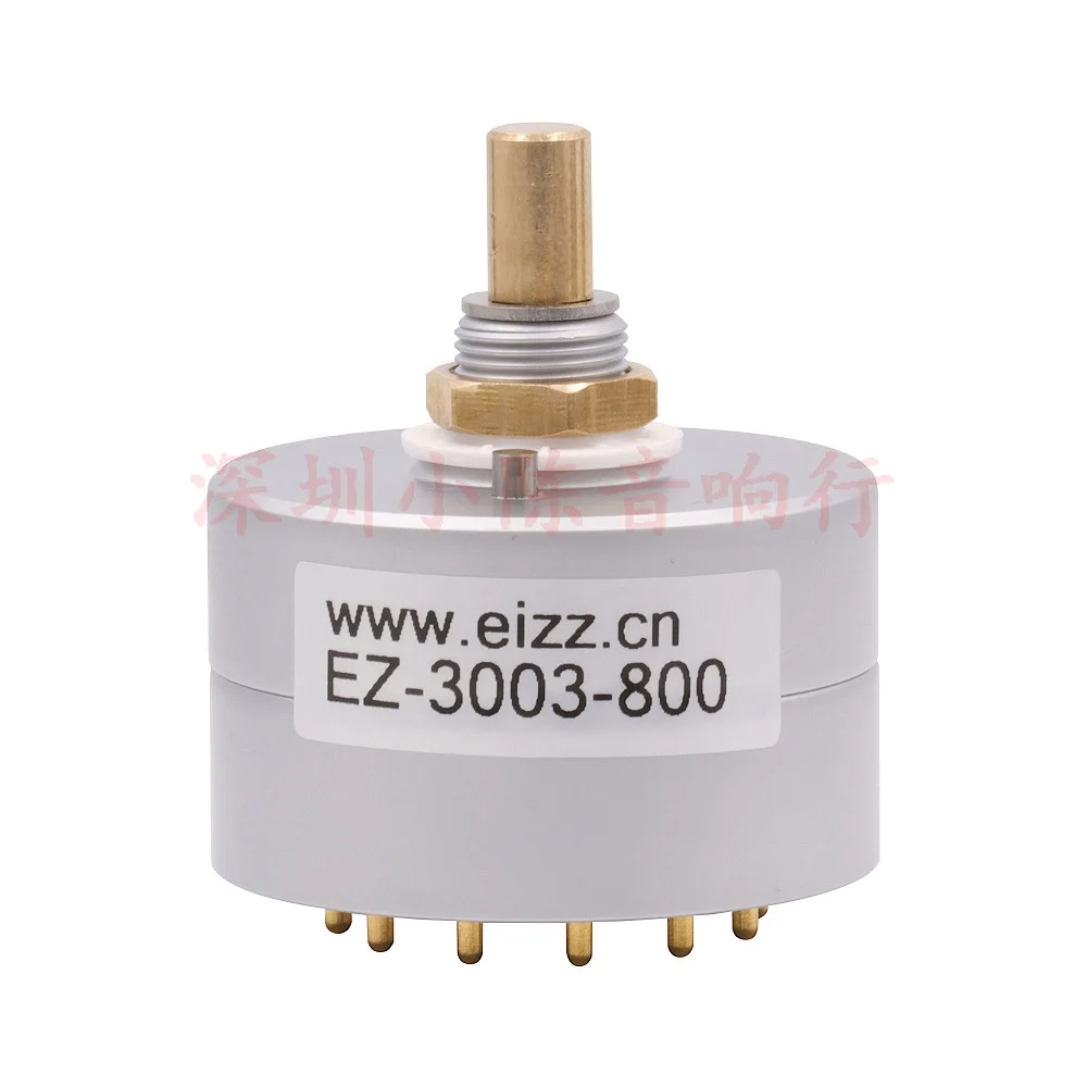 

New Original EIZZ 3 Way 4 Positions Rotary Signal Switch Source Selector Power Amplifier Band Rotation Selection Switch