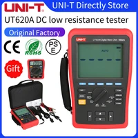 uni t ut620a digital micro ohm meter resistance meter 60000 counts 6 0000k ohm with highlow limit alarm usb and back lig