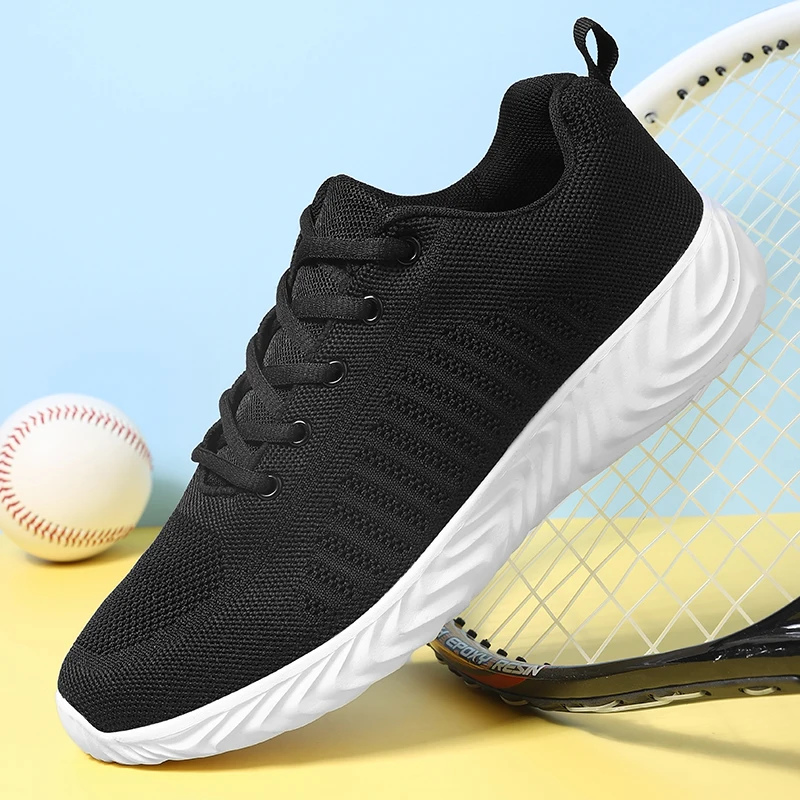 

2022 New Shoes Lace up Men Shoes Lightweight Comfortable Breathable Walking Sneakers Spring New Men Casual Shoes Lace
