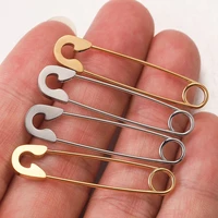 5pcs 839mm stainless steel safety pins gold brooch badge diy pins jewelry findings sewing craft making supplies accessories