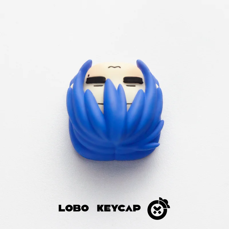 Фото Аниме Lucky Star Konata Izumi Keycap Cherry R4, профиль, механическая клавиатура, милые мультяшные игровые колпачки для ключей, коллекционные подарки №4