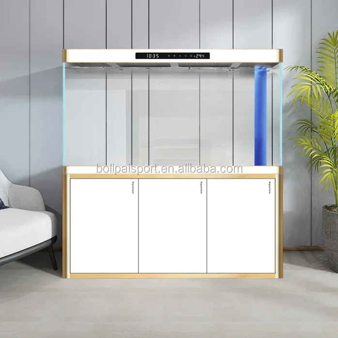 120 50 160 см Большой светодиодный стеклянный шкаф для аквариума с насосом 450 л