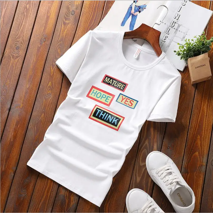 

Мужская футболка с коротким рукавом и круглым вырезом, из натурального хлопка