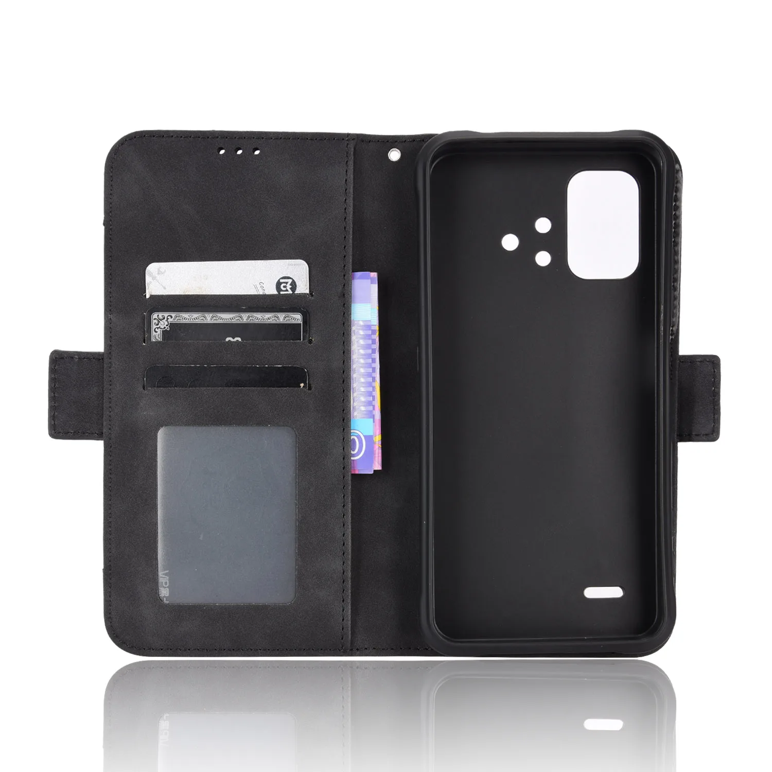 for umidigi bison x10s nfc case premium leather wallet leather flip multi card slot cover for umidigi bisonx10s nfc phone case free global shipping