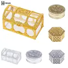 1 шт. Творческий Пластик коробка конфет Свадебные Винтаж конфеты Коробки подарка шоколада лечения Коробки Свадебная вечеринка пользу
