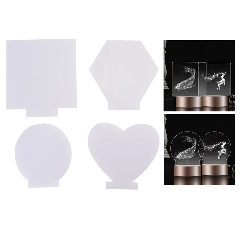 

2mm Acrylic Sheet Clear Cast Plexiglas with Double Sided Protection for LED Light Base Sign DIY Display