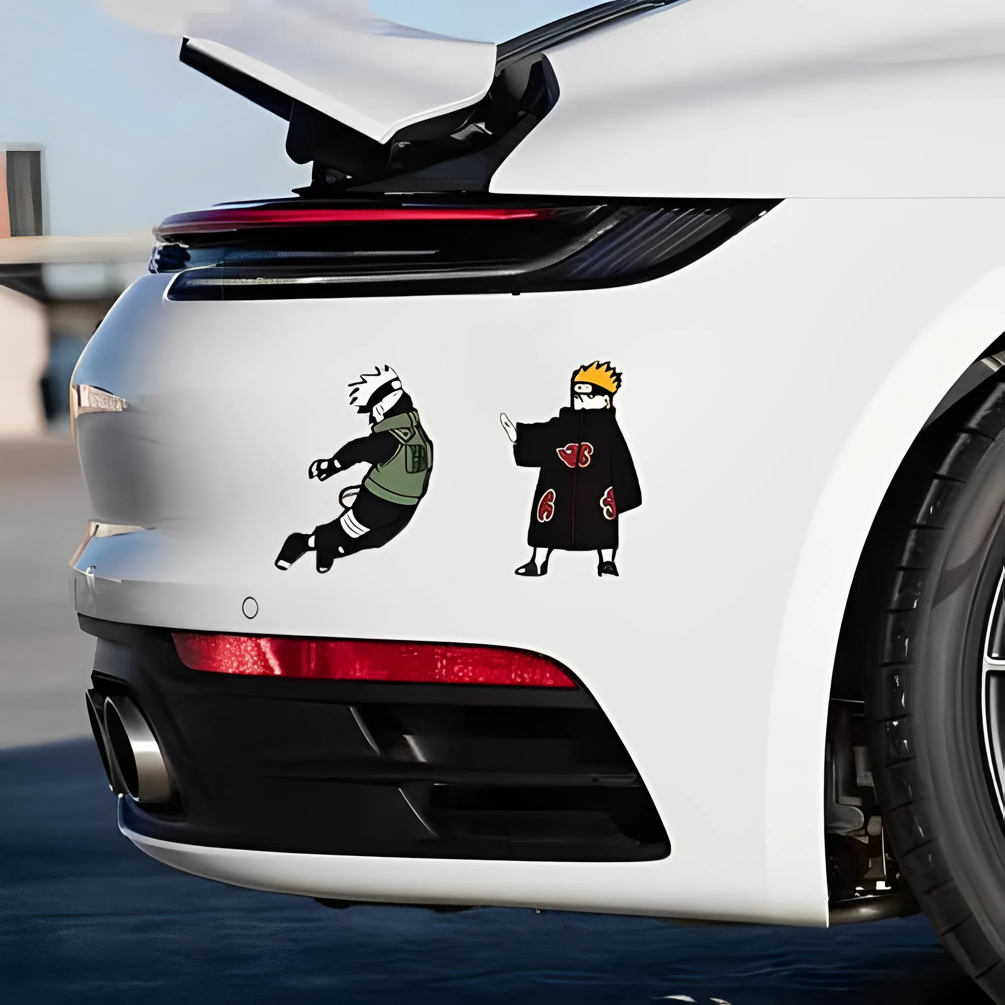 

Anime Naruto Creative Car Sticker Decoration Hatake Kakashi Pain Cute Decor Laptop Luggage Decal Stickers Classic Toys Gift