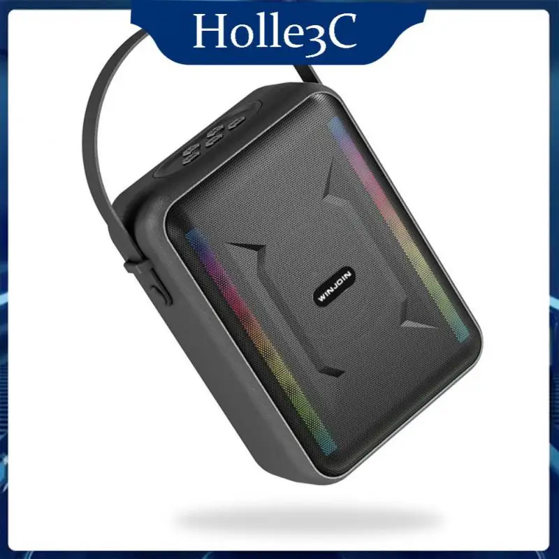 

Rgb Card Loud Subwoofer Support U Disk/tf Card Outdoor Radio Colorful Lights Aux Play Wireless Speaker Mini Speakers