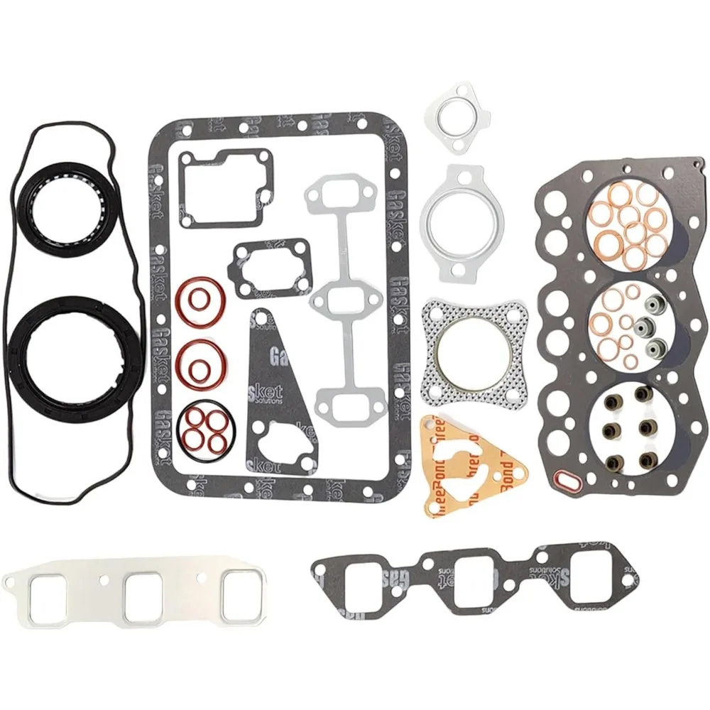 Комплект прокладок полной головки 3TN66 для двигателя Yanmar 3TN66UJ 3TN66-UJ 3TNE66-N1C John Deere 240 415