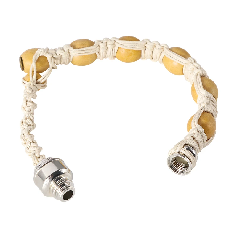 

1 шт. Модный ручной работы браслет из бисера и трубы портативный набор для курения креативные браслеты для наргиле металлическая трубка для ...