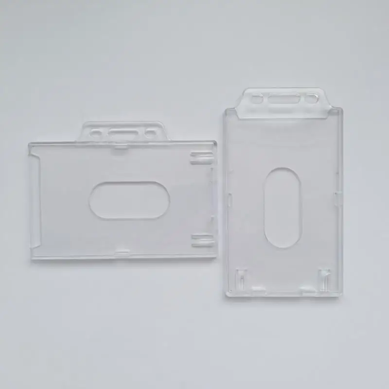 

5 шт., прозрачные пластиковые держатели для ID-карт